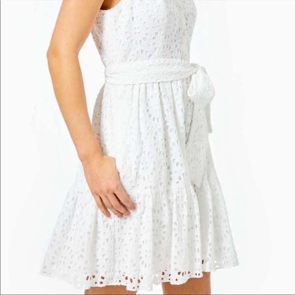 Lilly Pulitzer Trisha Eyelet Shirtdress - Picture 4 of 13